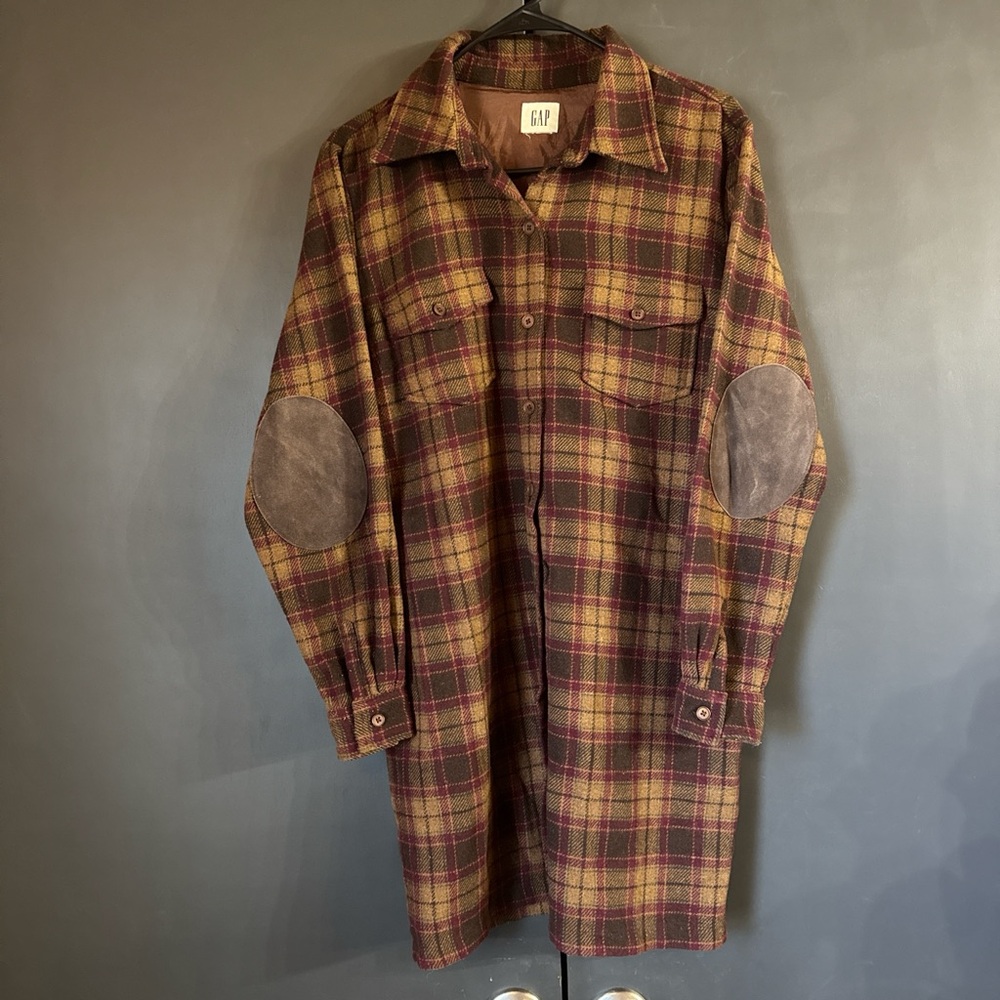 Vintage Gap Plaid Wool Dress